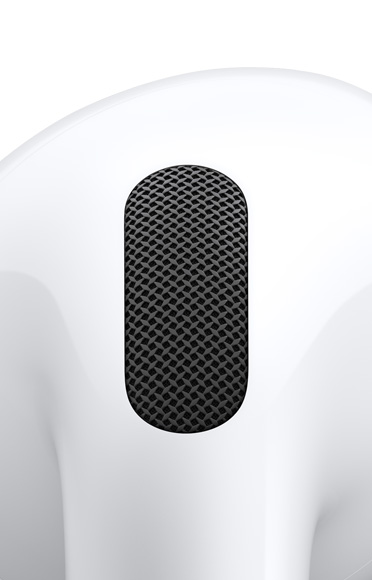 Mikrofonen med støyreduksjon vises på AirPods Pro 3.