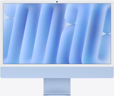 Un iMac blu